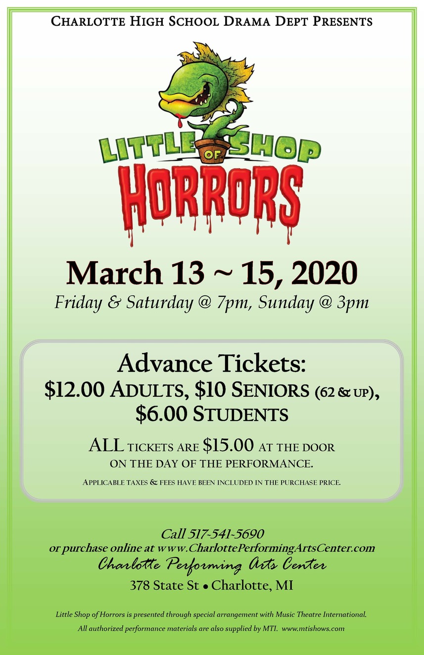 CHS presents Little Shop of Horrors